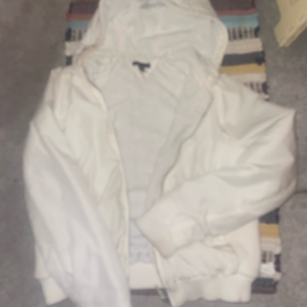 Tommy Hilfiger White Hooded Jacket